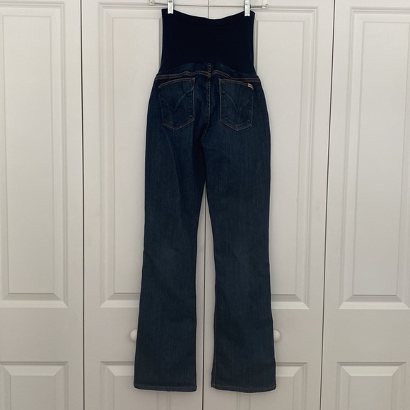Hudson Maternity Collection Secret Belly Band Dark Denim Jeans Size 28 - Picture 5 of 13